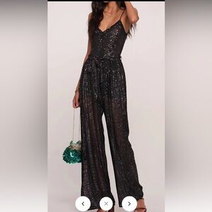 Heartloom Emmet sequin jumpsuit Medium